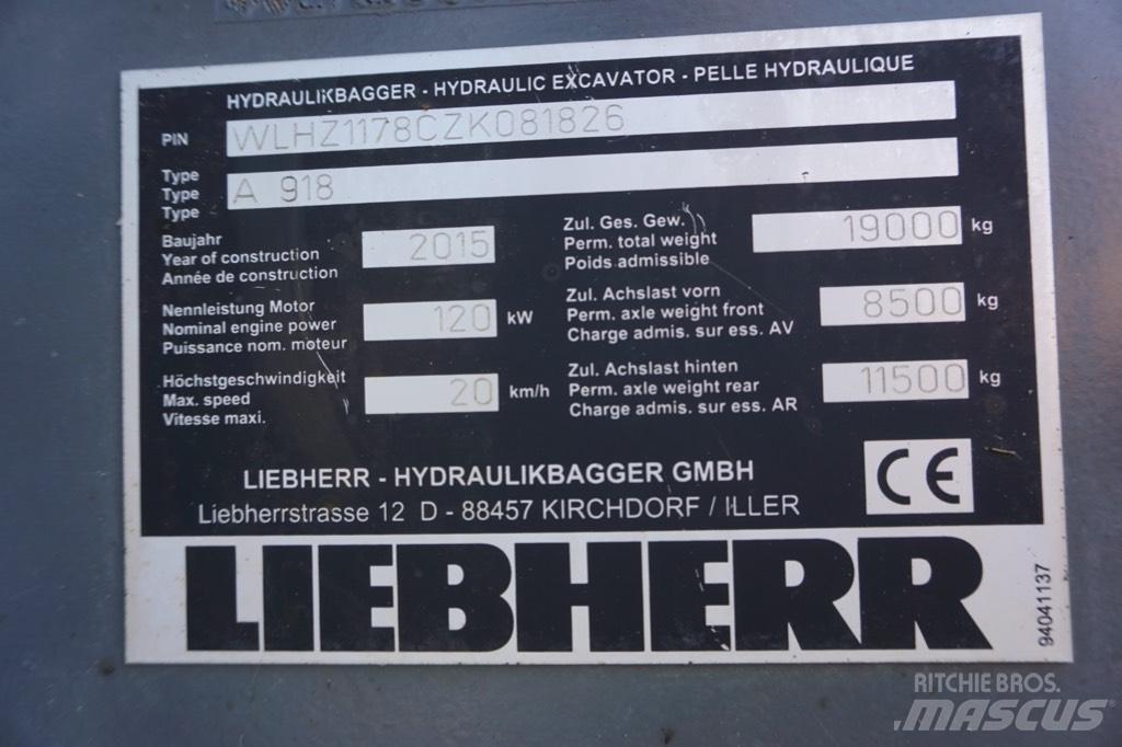Liebherr A 918 Mobilbagger