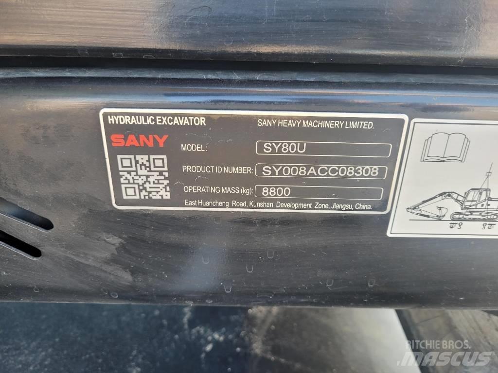 Sany SY80U Raupenbagger