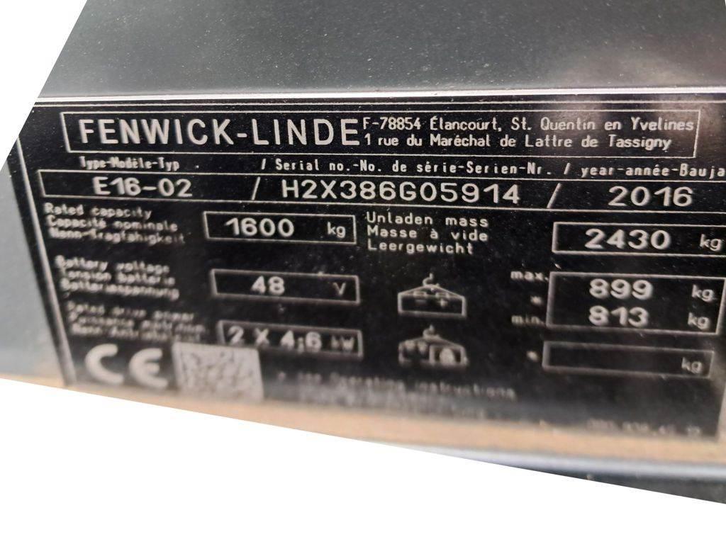 Linde E16-02 Elektrostapler