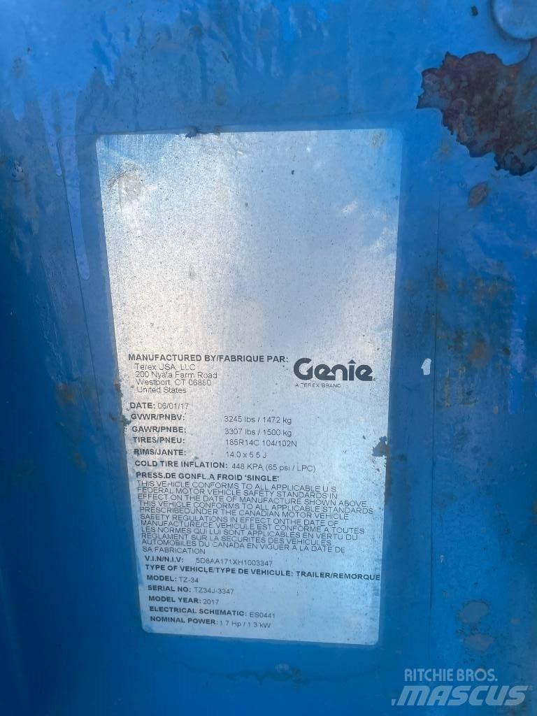Genie TZ-34/20 Anhänger-Arbeitsbühnen