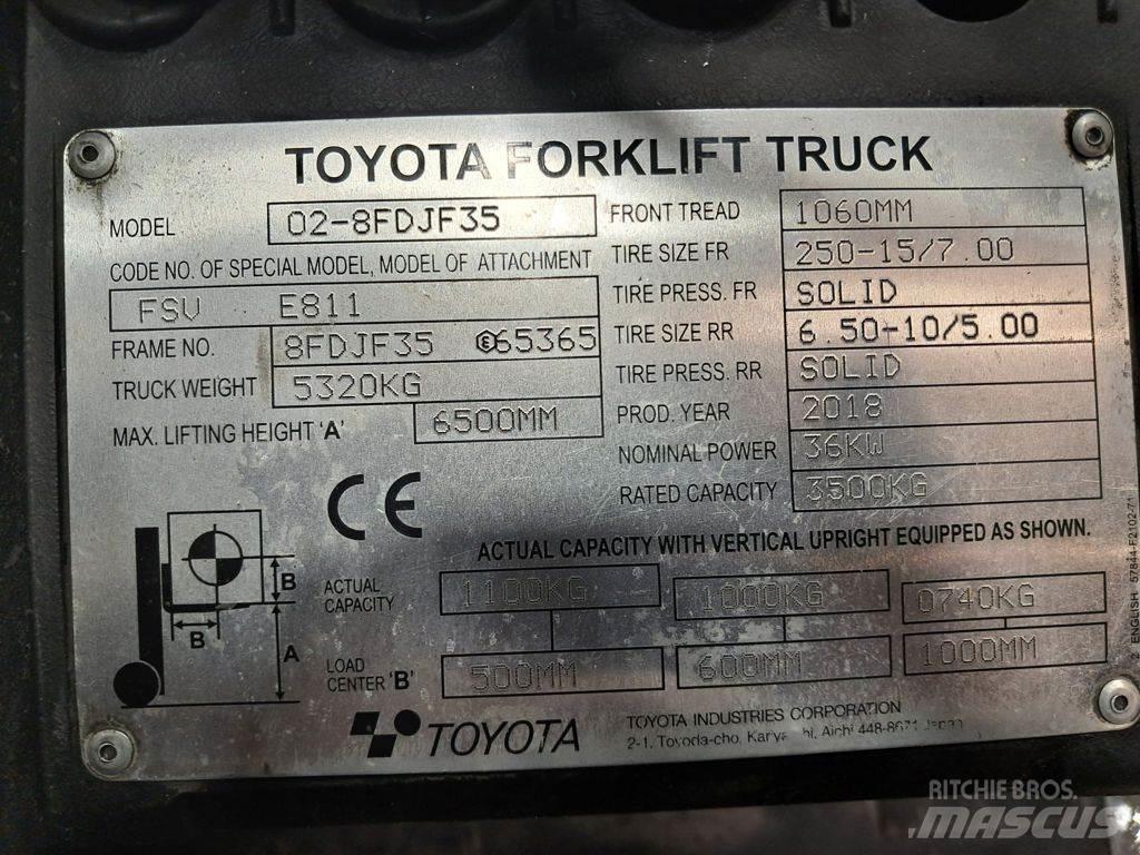 Toyota 02-8FDJF35 Dieselstapler