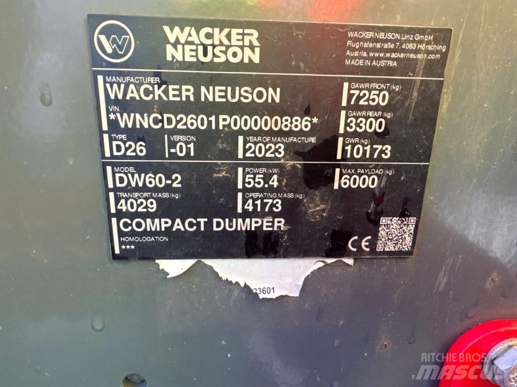 Wacker Neuson DW60-2 Minidumper