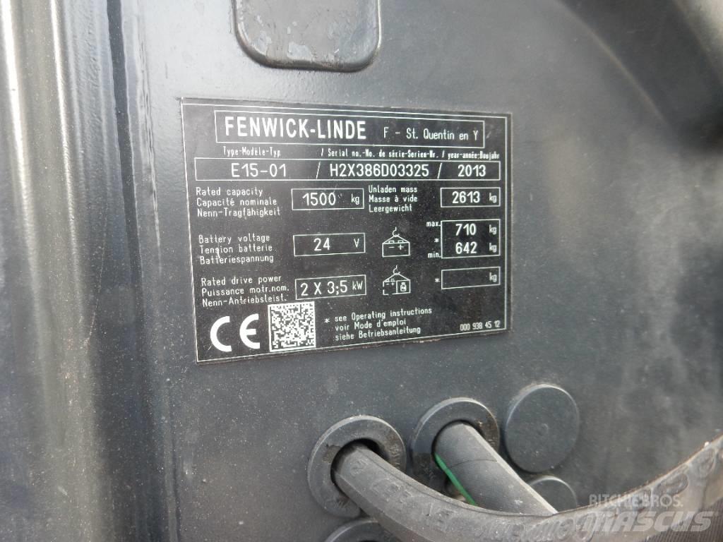 Linde E 15 Elektrostapler