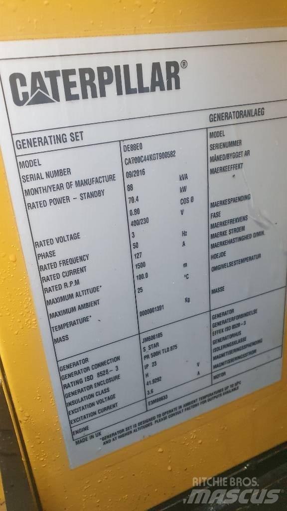 CAT DE 88 E O Diesel Generatoren