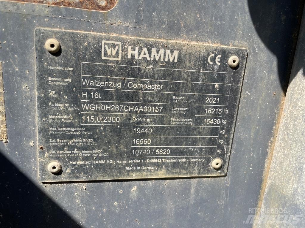 Hamm H 16 i Erdbauwalzen