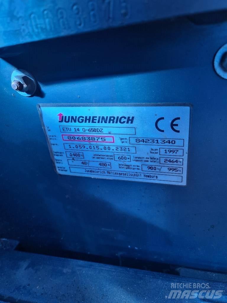 Jungheinrich ETV 14 Schubmaststapler