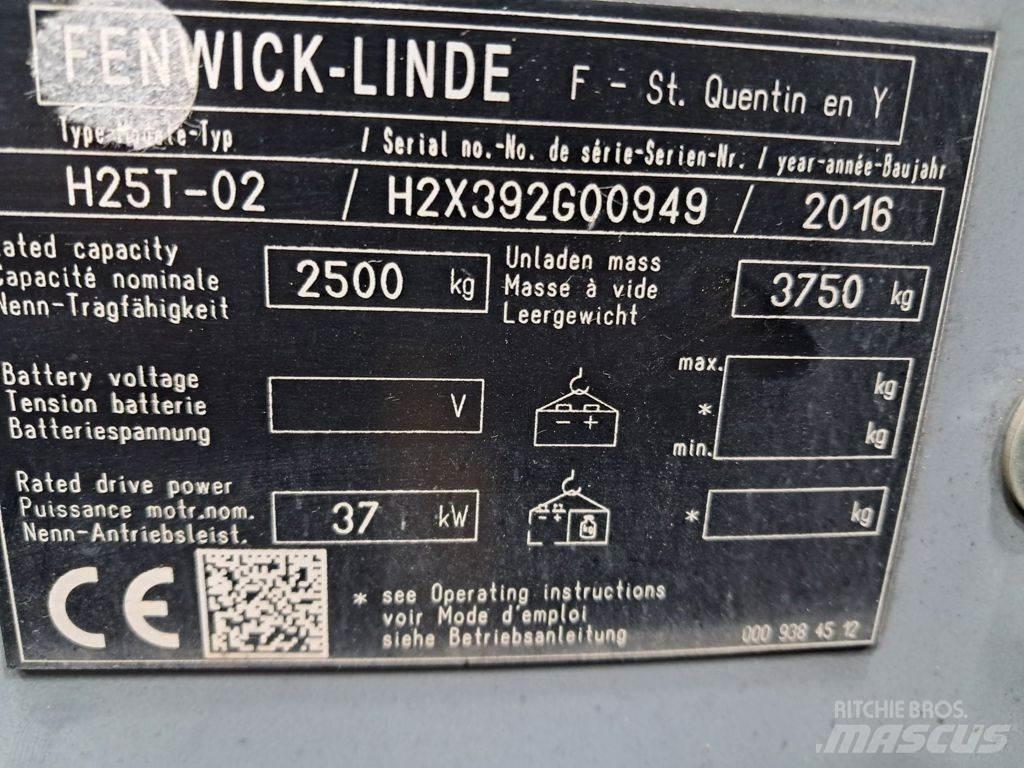 Linde H25T-02 Gasstapler