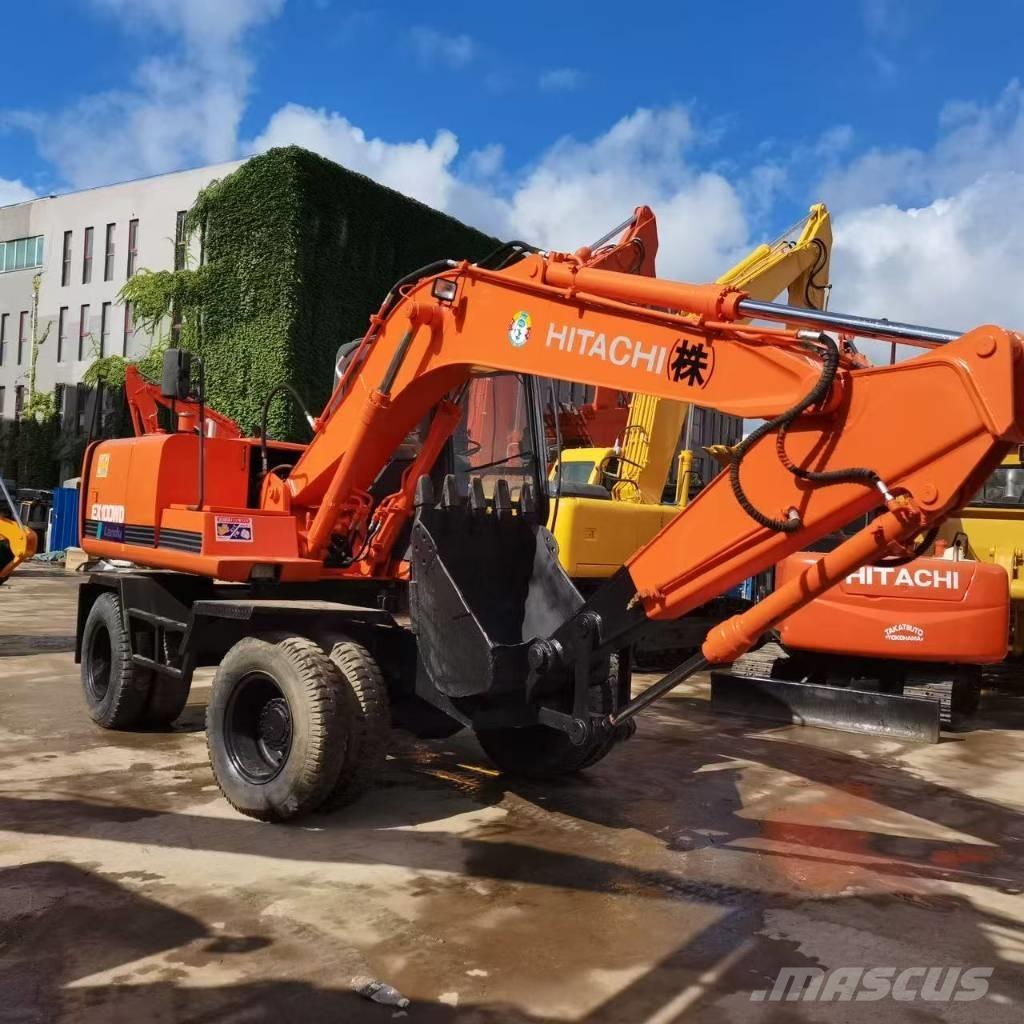 Hitachi EX 100 W D Mobilbagger