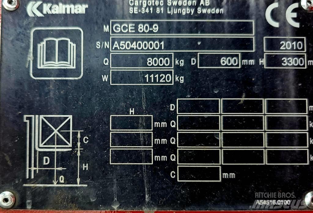 Kalmar GCE 80-9 Gasstapler