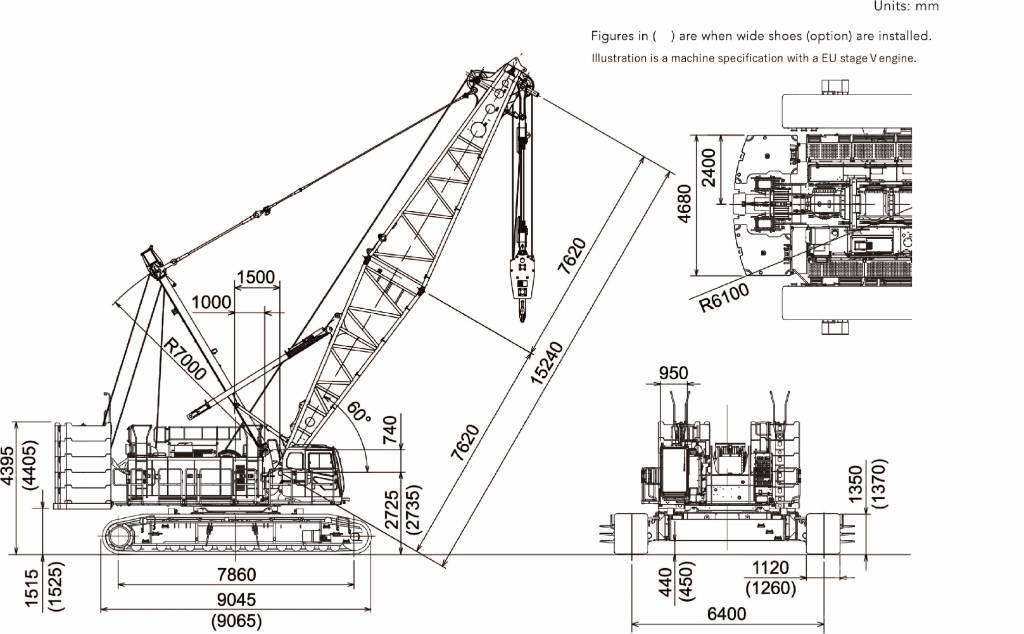 sumitomo SCX2800A-3 Raupenkrane