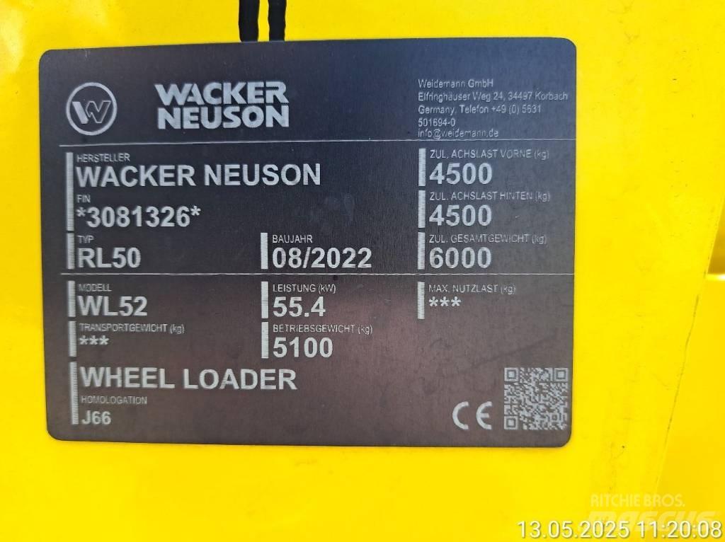 Wacker Neuson WL52 Radlader