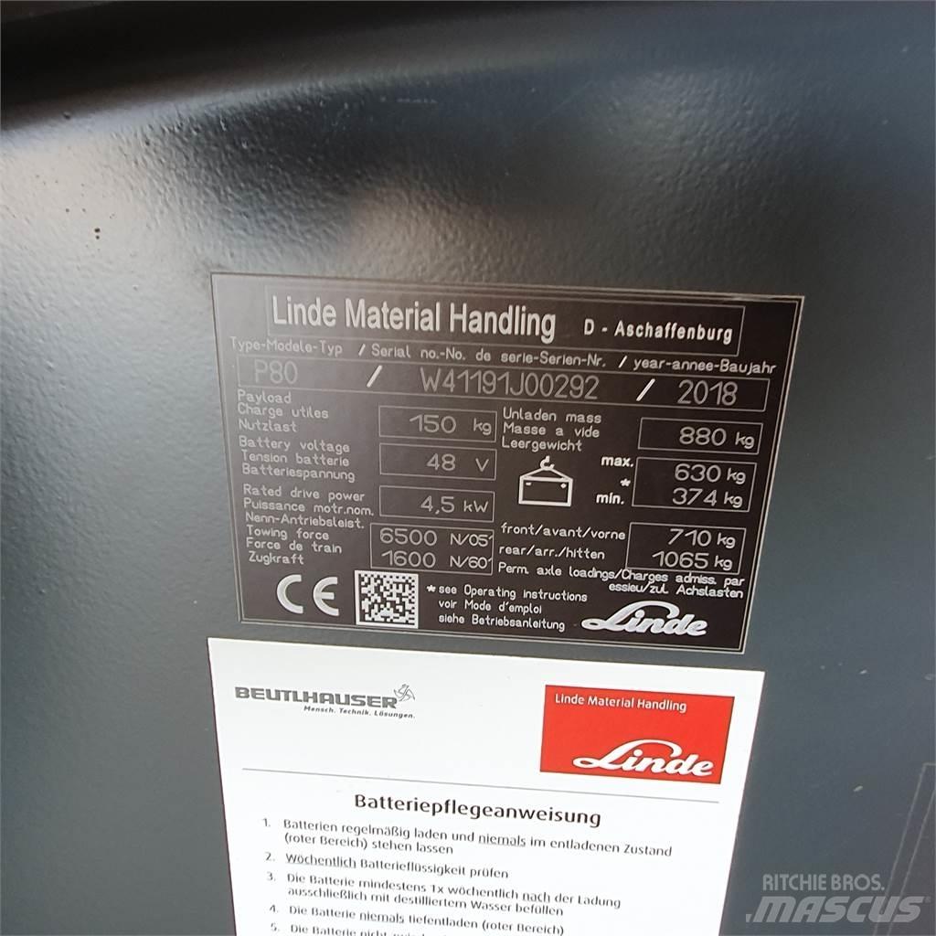 Linde P80 Schlepper