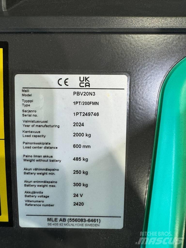 Mitsubishi PBV20N2 Gabelstapler mit Fahrerstand