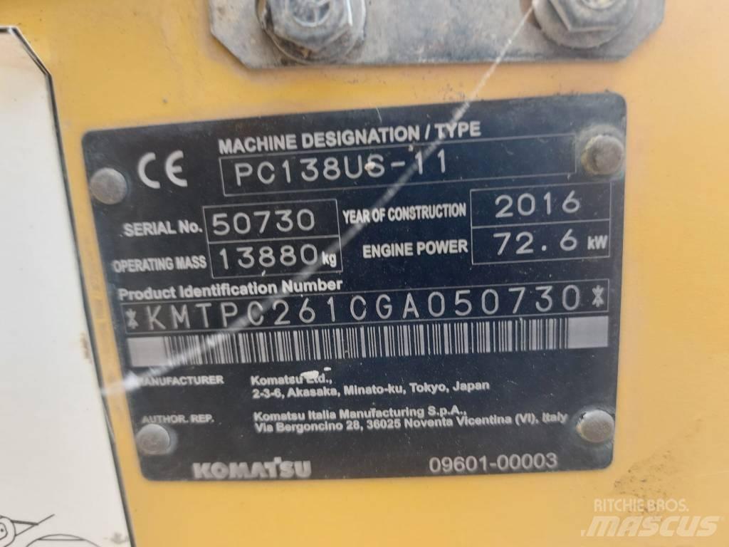 Komatsu PC138US-11 Raupenbagger