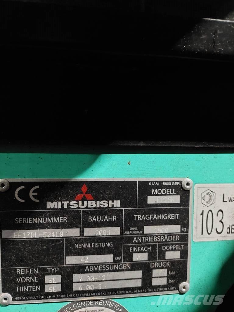 Mitsubishi FG 25 N Gasstapler