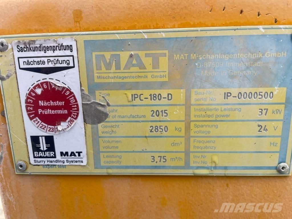 BAUER MAT IPC 180-D Sonstige Baumaschinen