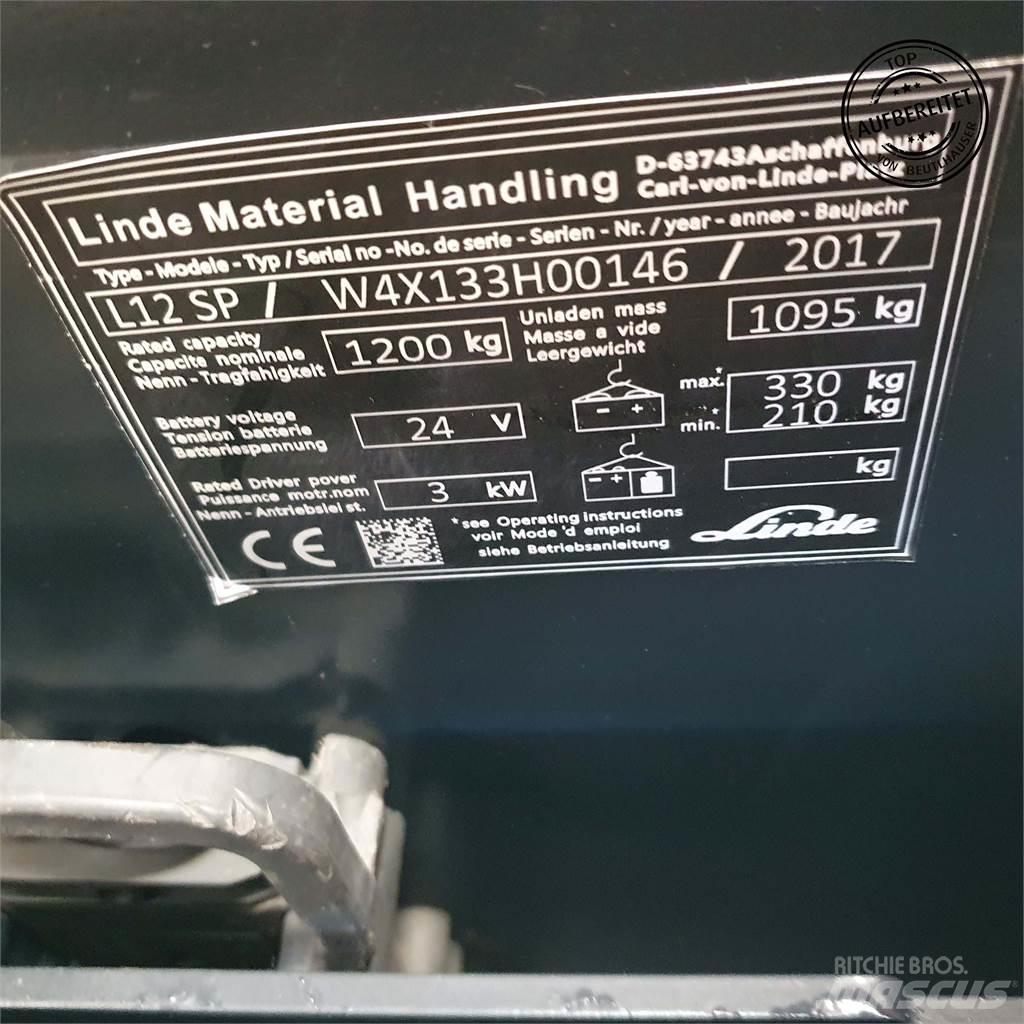 Linde L12SP Deichselstapler