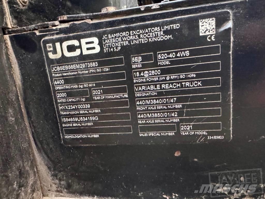 JCB 520-40 Teleskoplader