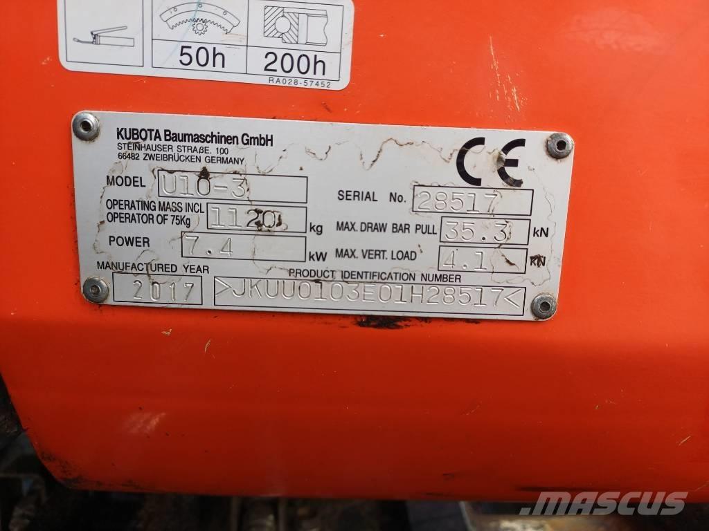 Kubota U 10-3 G Minibagger < 7t