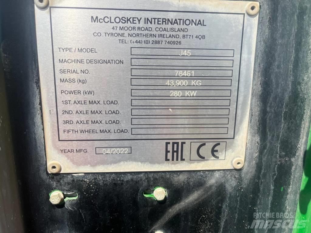 McCloskey J45 Mobile Brecher