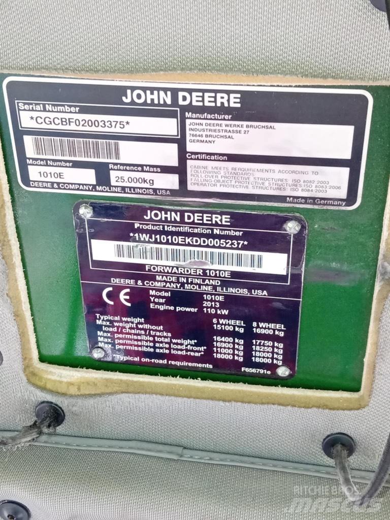 John Deere 1010 E Forwarder