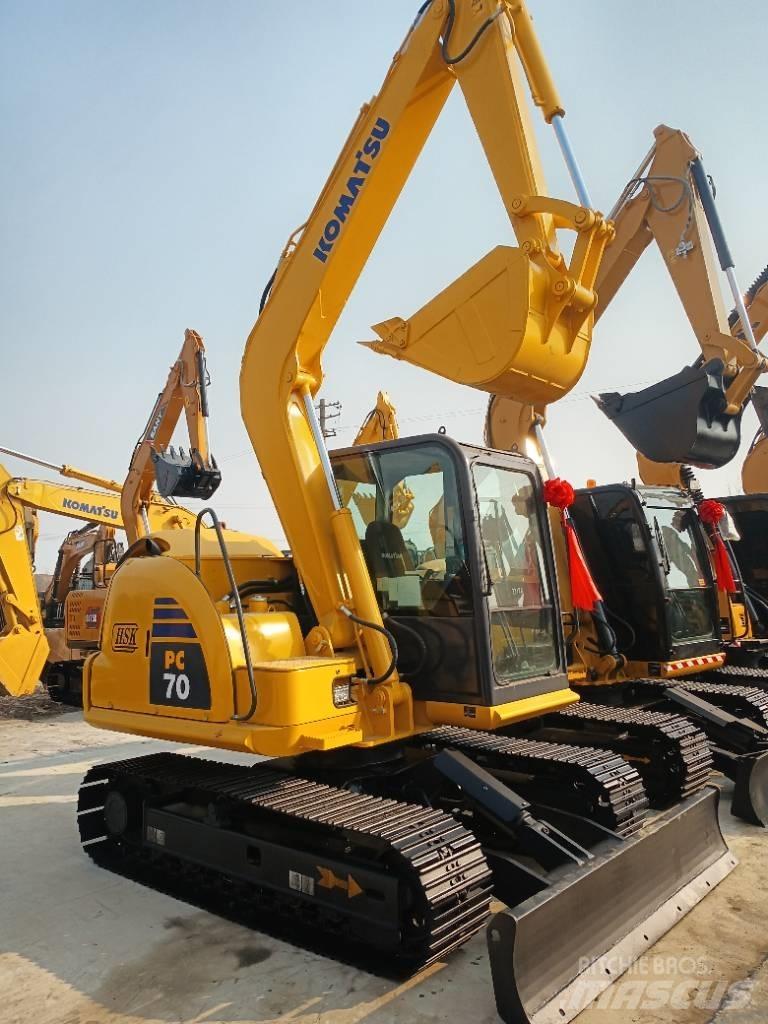 Komatsu PC70 Midibagger  7t - 12t