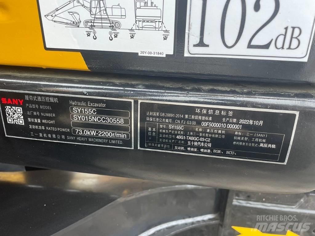 Sany SY 155 C Midibagger  7t - 12t