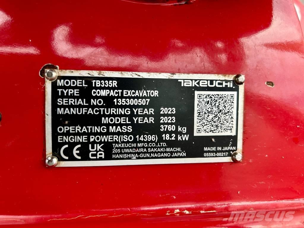 Takeuchi TB 335R V3 Minibagger < 7t