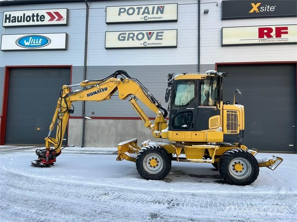 Komatsu PW118MR-8 Mobilbagger