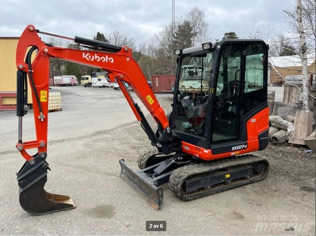 Kubota KX 027 Minibagger < 7t