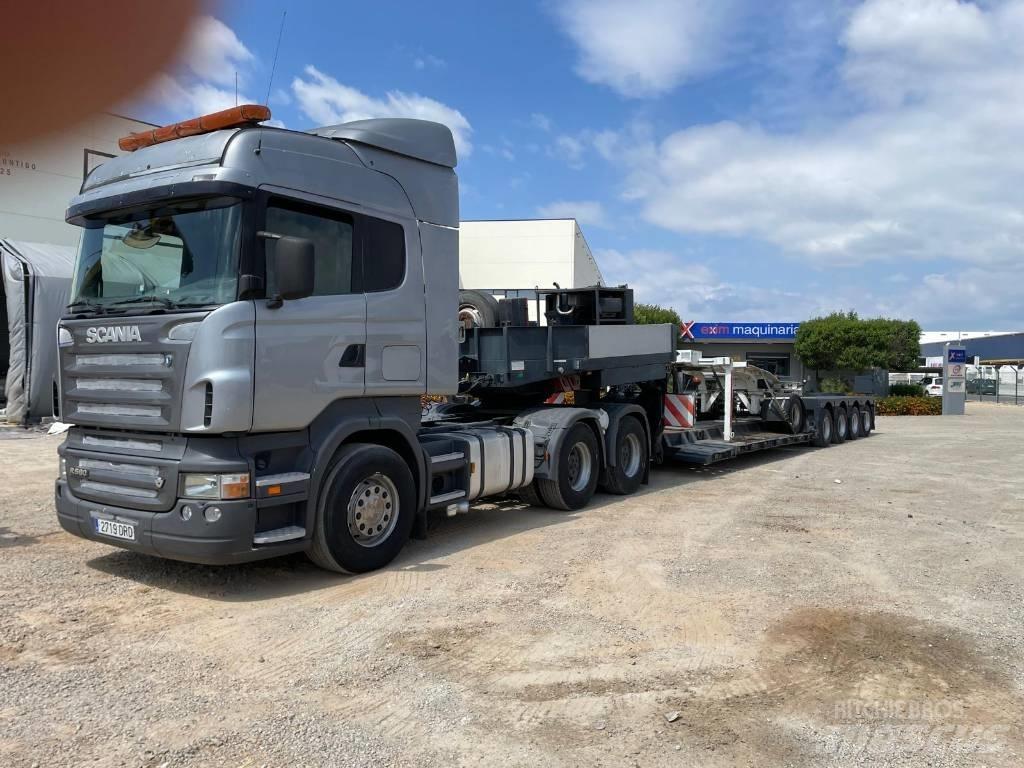 Scania R 580 Pritschenwagen mit Seilwinde