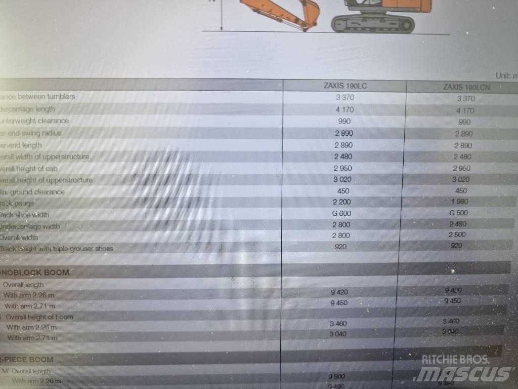 Hitachi ZX190LC-6 Raupenbagger