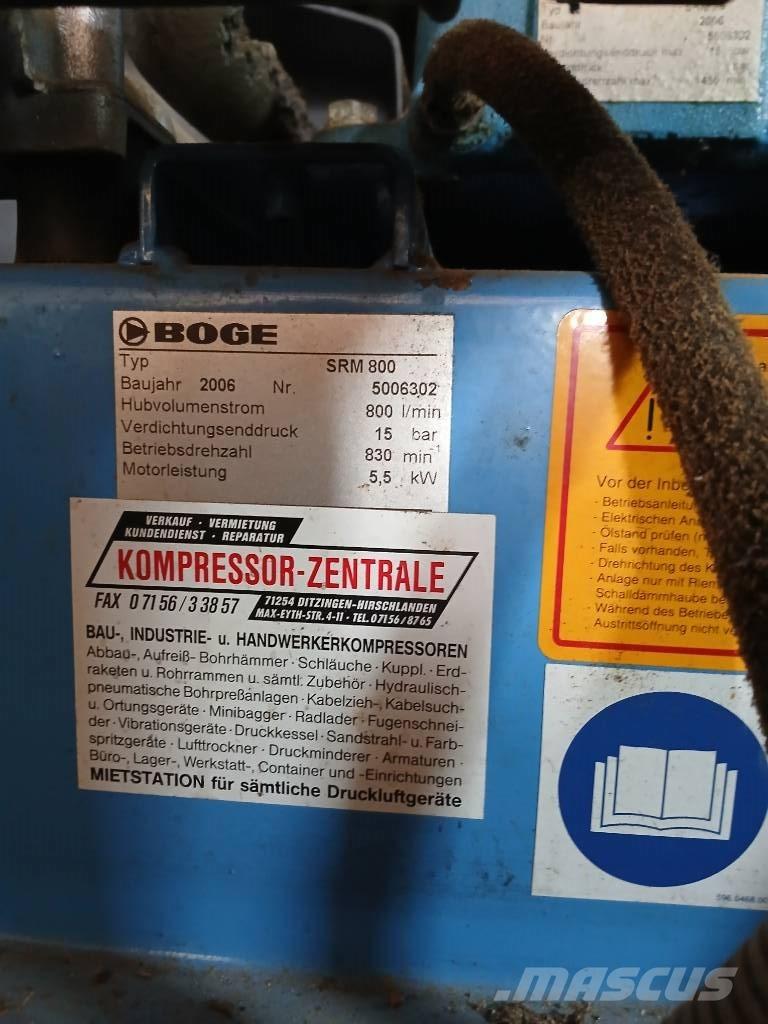 Boge SRM 800 Kompressoren