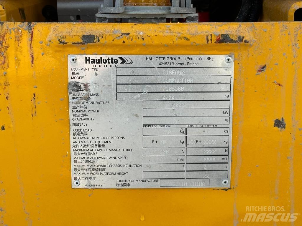 Haulotte COMPACT 10N Scheren-Arbeitsbühnen