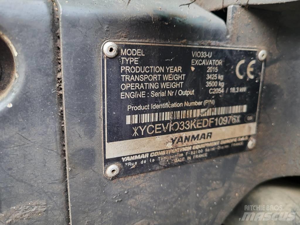Yanmar Vio 33 U Minibagger < 7t