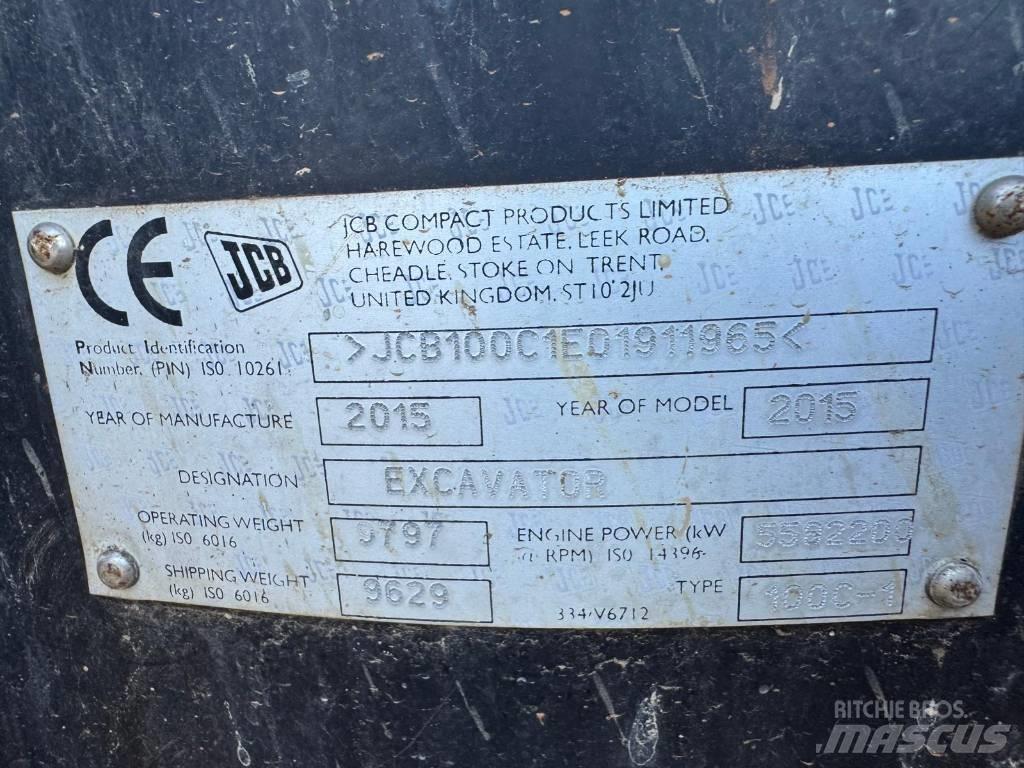 JCB 100 C-1 Midibagger  7t - 12t