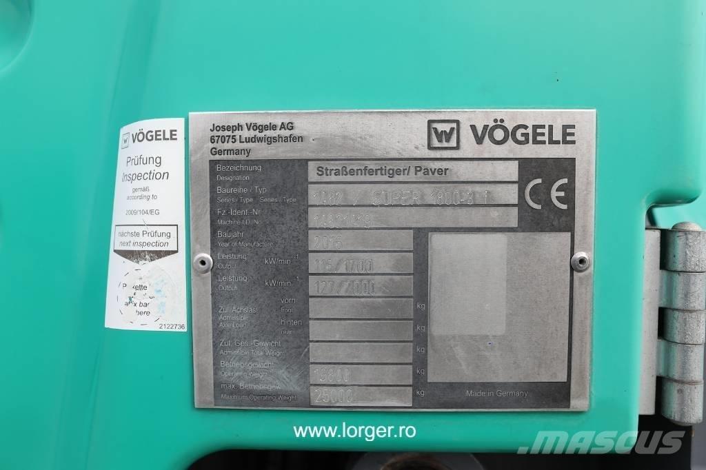 Vögele Super 1800 - 3i Strassenfertiger