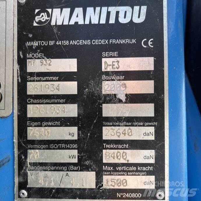 Manitou MT 932 Teleskoplader