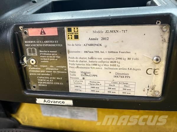 Hyster J2.5XN Elektrostapler