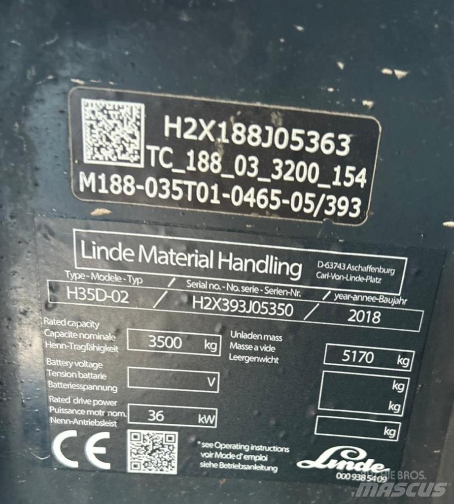 Linde H35D-02 EVO Dieselstapler