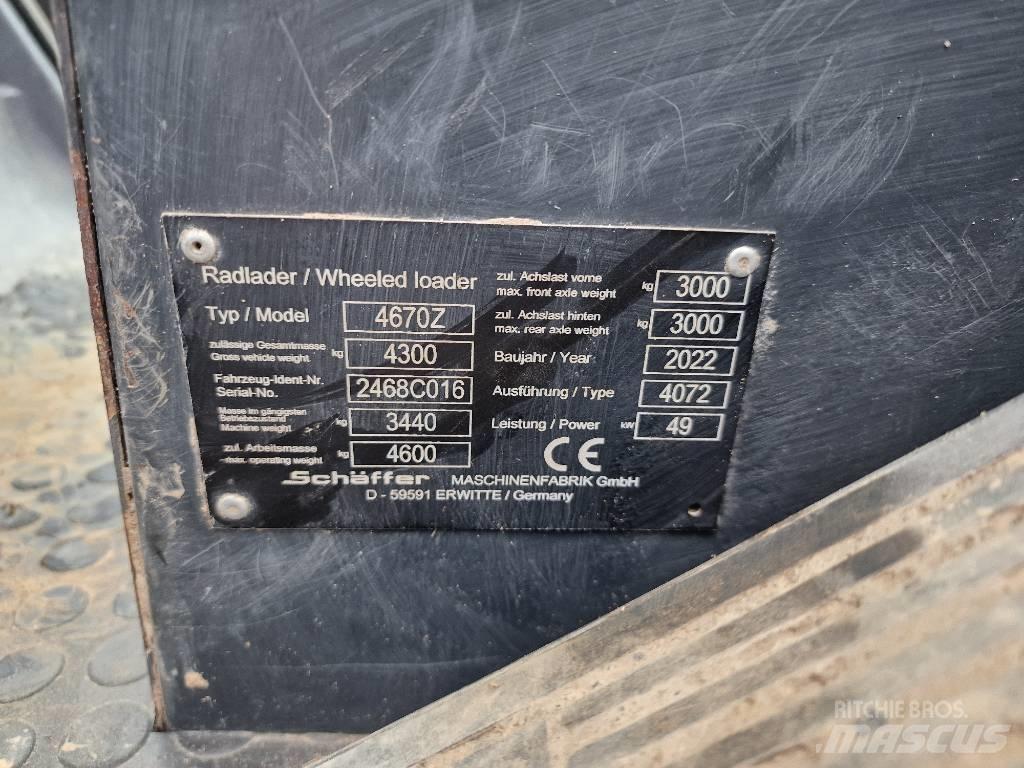 Schäffer 4670Z Radlader