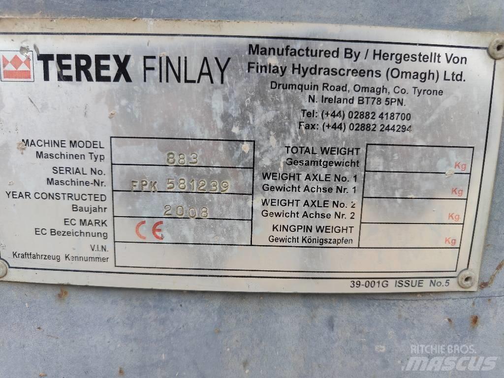 Terex Finlay 883 Mobile Siebanlagen