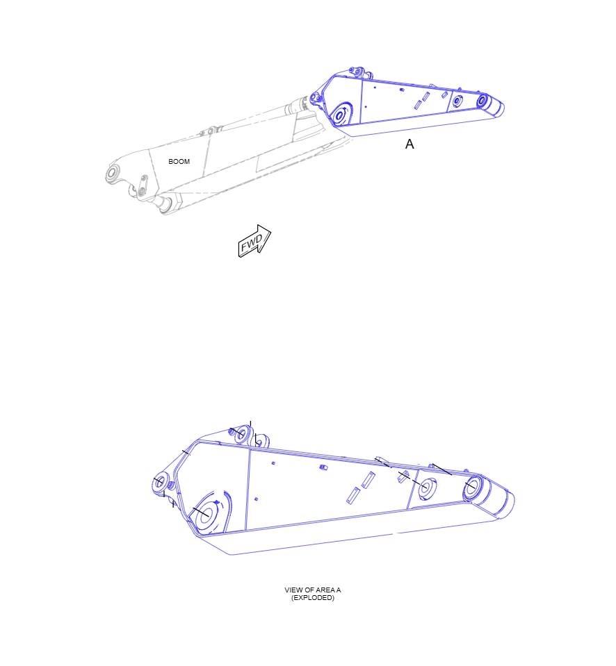 CAT M316F Ausleger