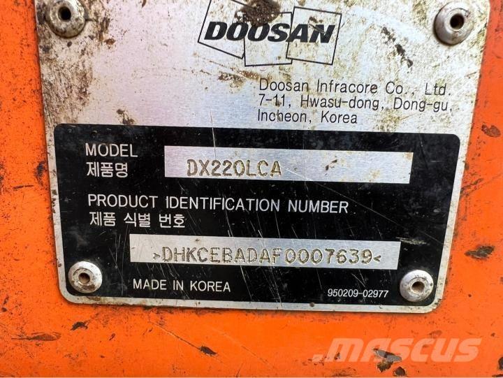 Doosan DX220LCA Midibagger  7t - 12t