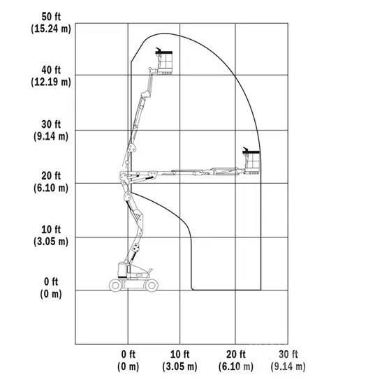 JLG E400AJPN Gelenkteleskoparbeitsbühnen