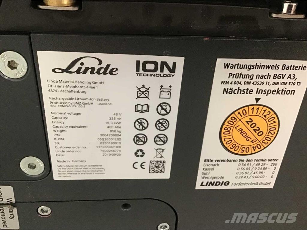 Linde E16 ION Elektrostapler