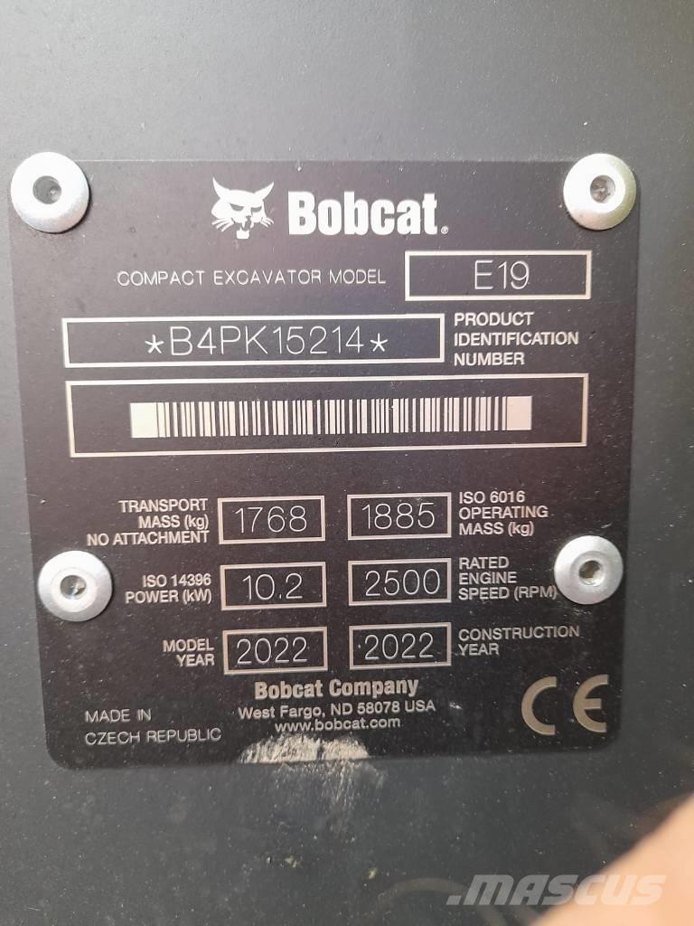 Bobcat E 19 Minibagger < 7t