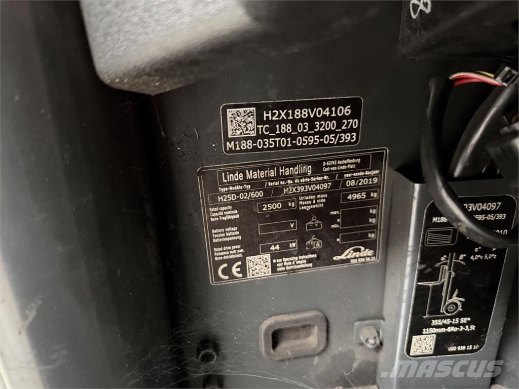 Linde H25D-02/600 Dieselstapler