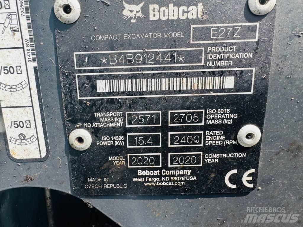 Bobcat E27z Minibagger < 7t