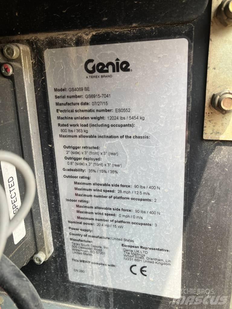 Genie GS 4069 BE Scheren-Arbeitsbühnen